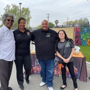 City council member Kim and Ary at ONH community event