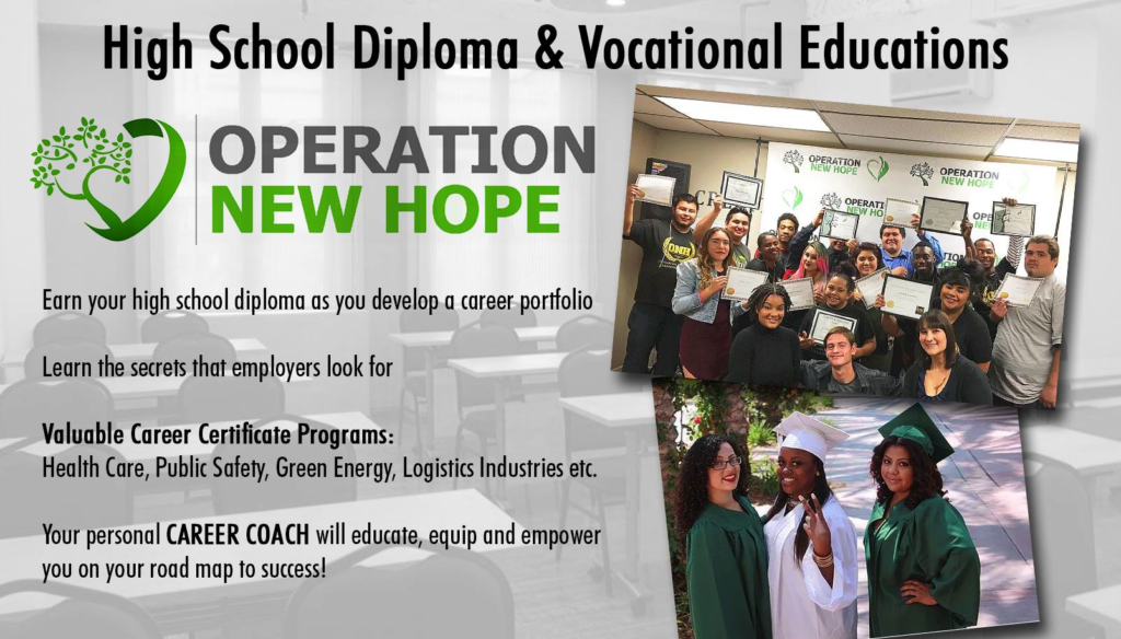 ONH high school diploma recruitment