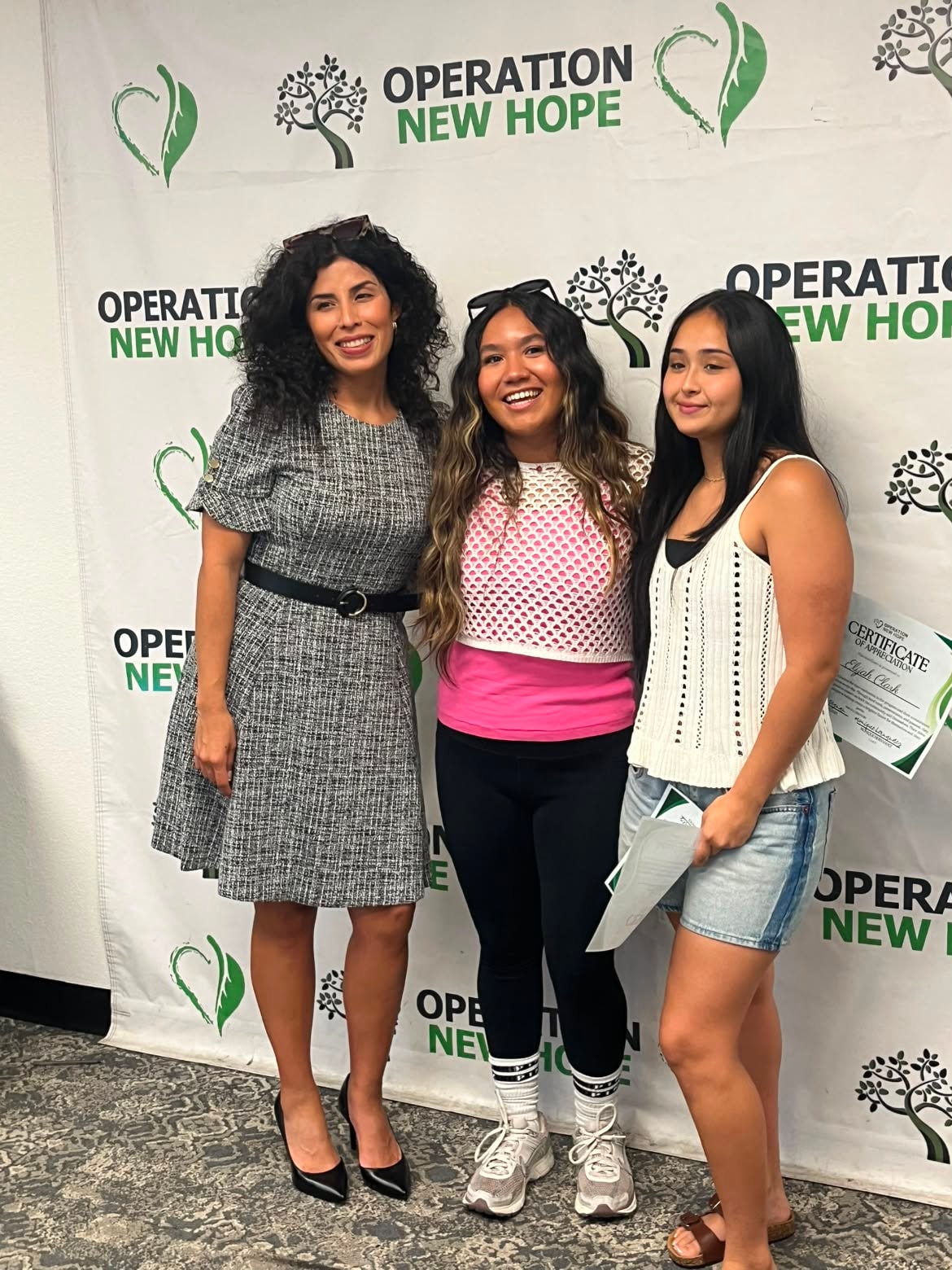 WIOA Youth Workforce Student of the Month July 2026 recognition at Operation New Hope