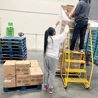 Student work experience — warehouse paid work experience