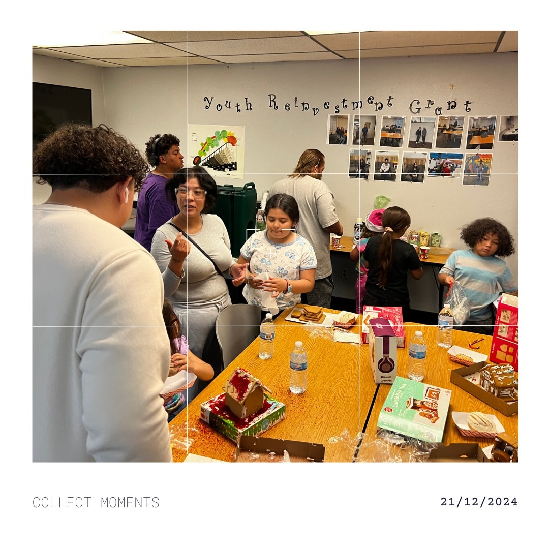 Youth Reinvestment Grant holiday event December 2024